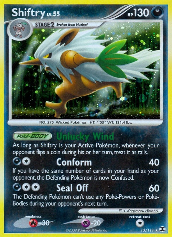 Image for Shiftry (13/111) (RR) - Pokemon