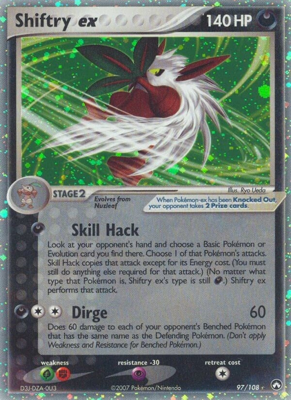 Image for Shiftry ex (97/108) (PK) - Pokemon