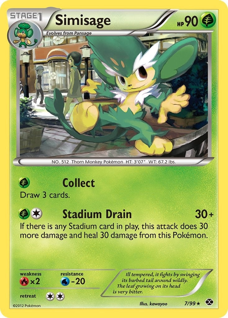 Image for Simisage (7/99) (NXD) - Pokemon