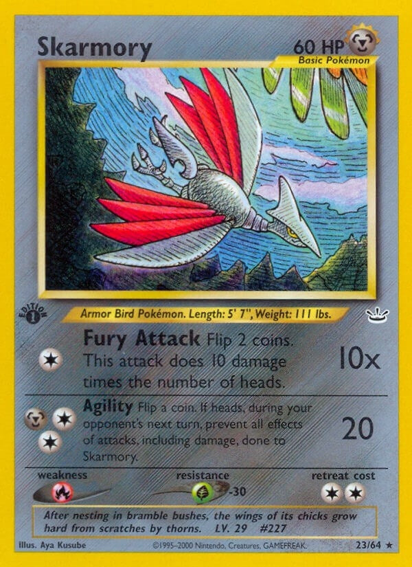 Image for Skarmory (23/64) (N3) - Pokemon
