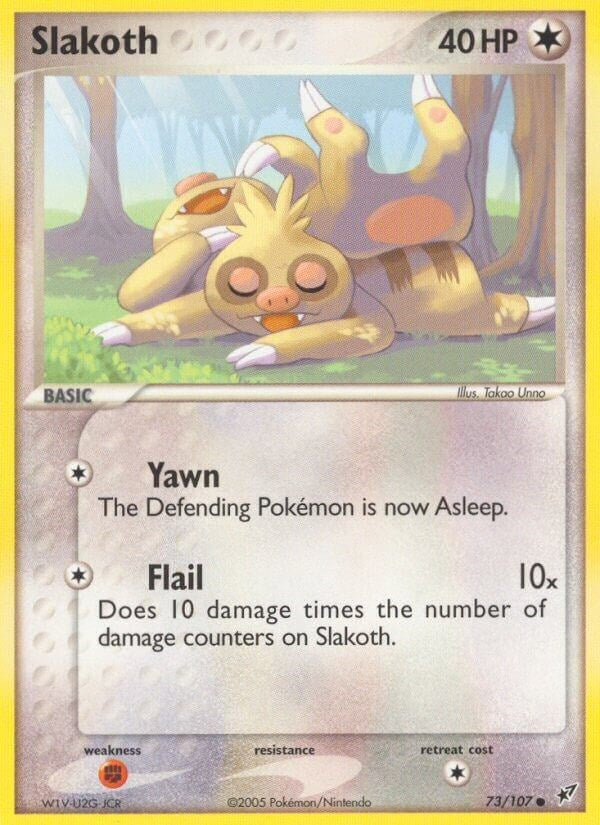 Image for Slakoth (73/107) (DX) - Pokemon
