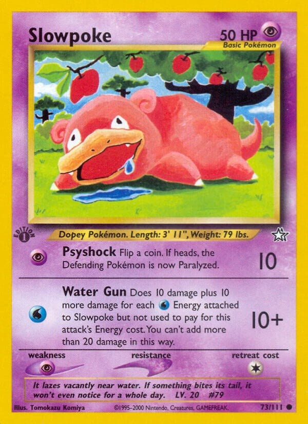 Image for Slowpoke (073/111) (N1) - Pokemon