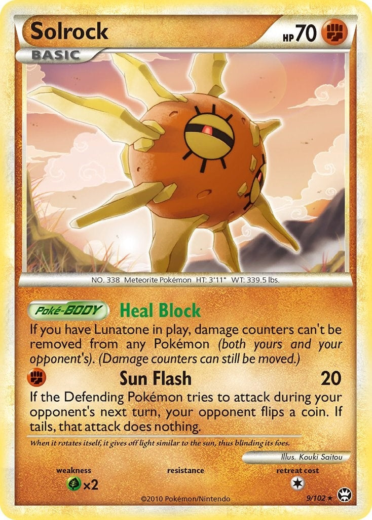 Image for Solrock (9/102) (TM) - Pokemon
