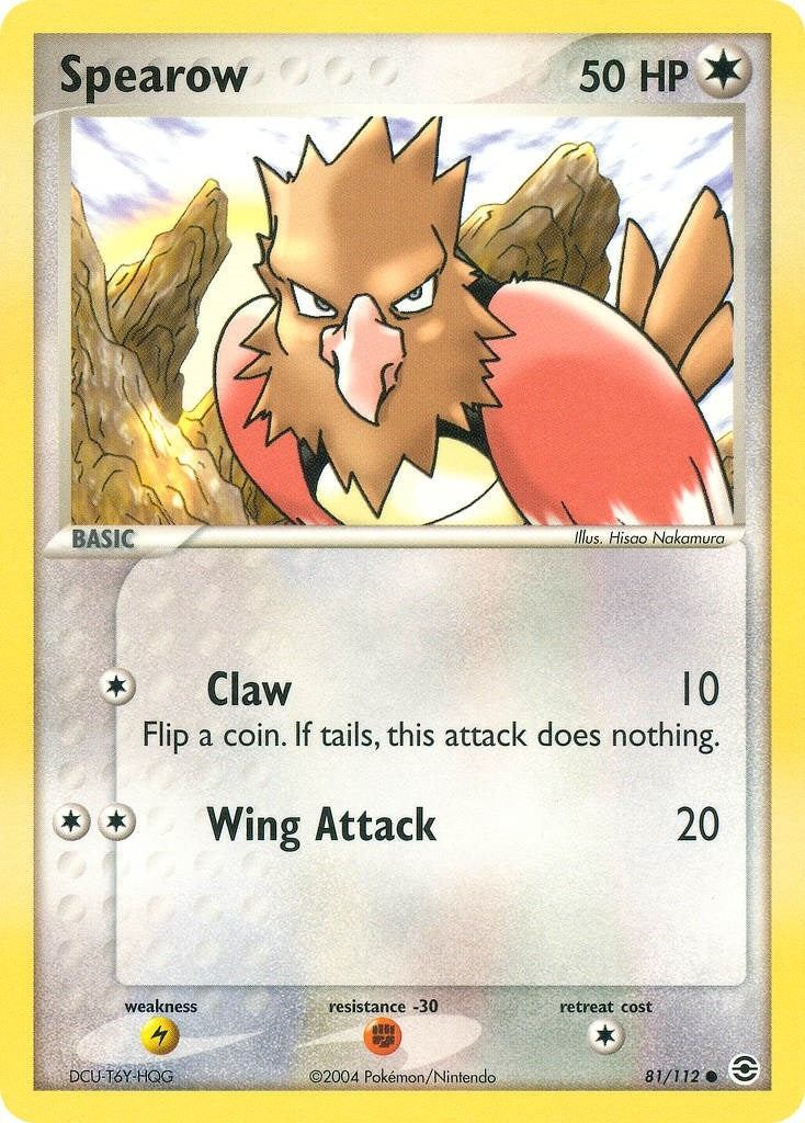 Image for Spearow (81/112) (RG) - Pokemon