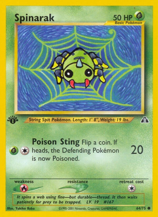 Image for Spinarak (64/75) (N2) - Pokemon