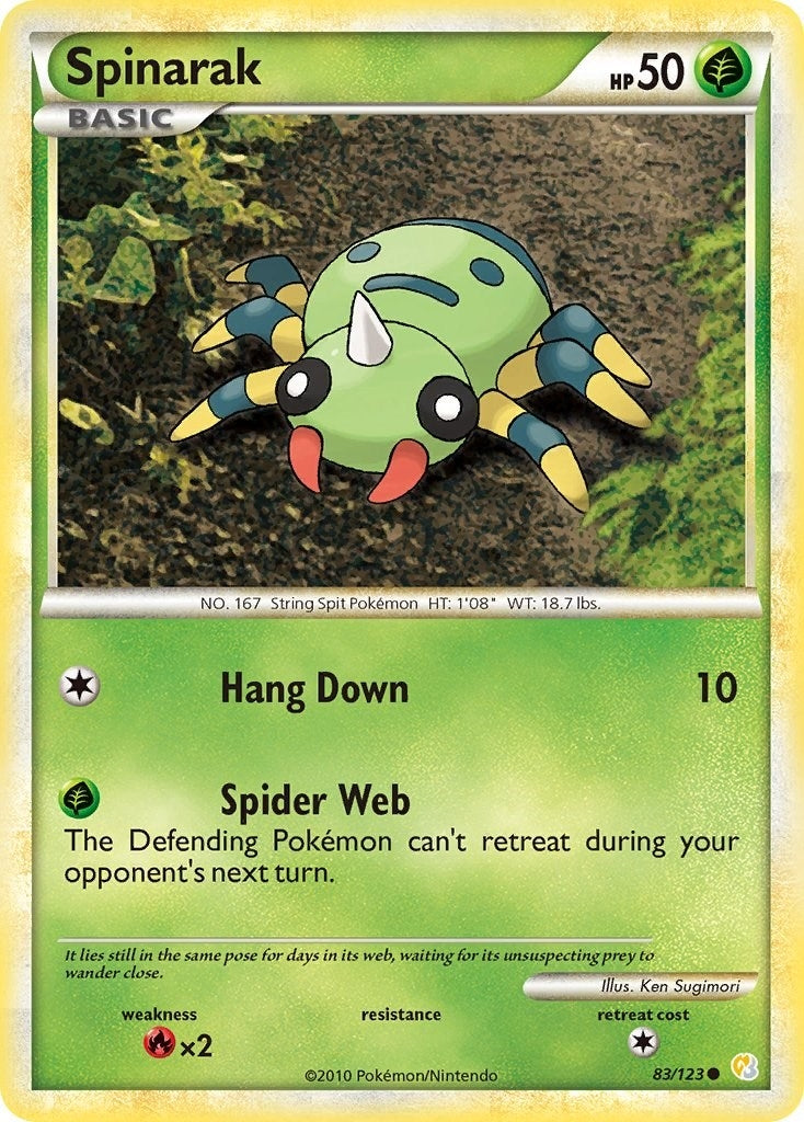 Image for Spinarak (83/123) (HS) - Pokemon