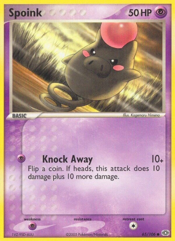 Image for Spoink (65/106) (EM) - Pokemon