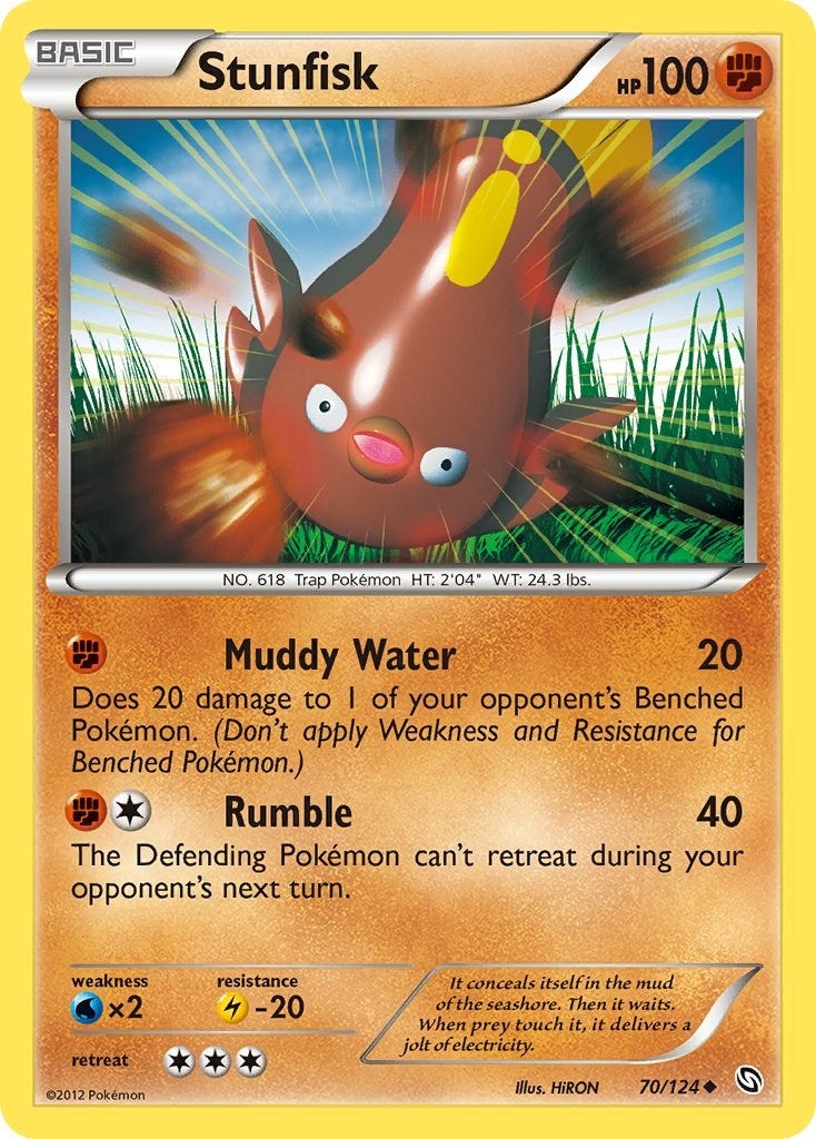 Image for Stunfisk (70/124) (DRX) - Pokemon