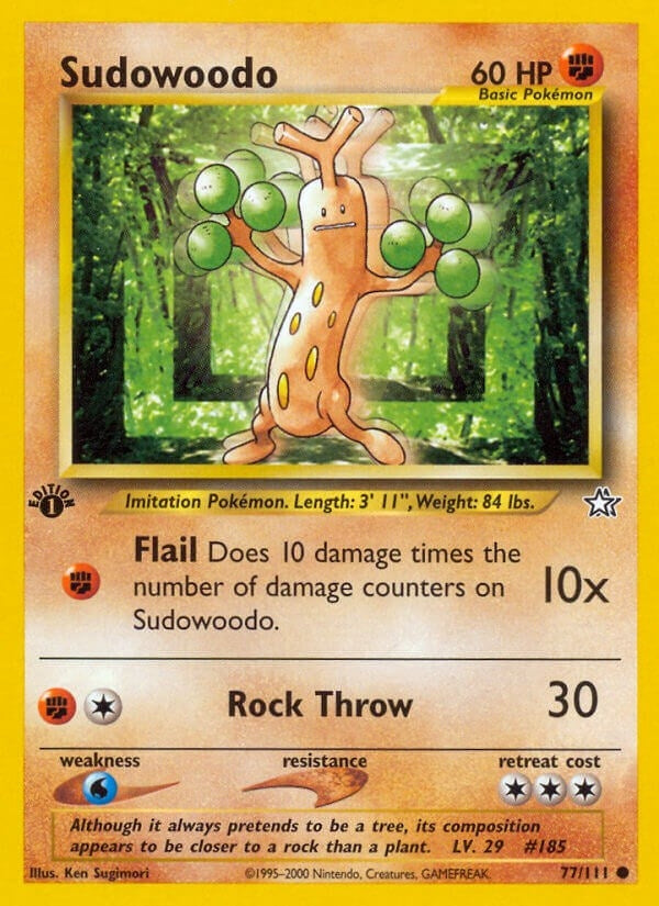 Image for Sudowoodo (077/111) (N1) - Pokemon