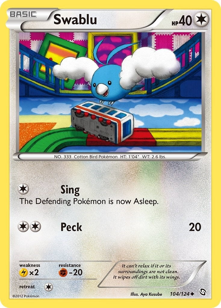 Image for Swablu (104) (104/124) (DRX) - Pokemon