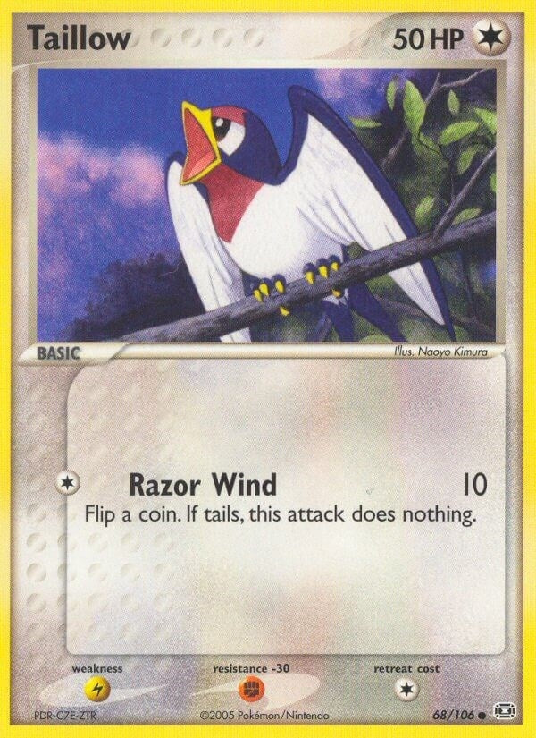 Image for Taillow (68/106) (EM) - Pokemon