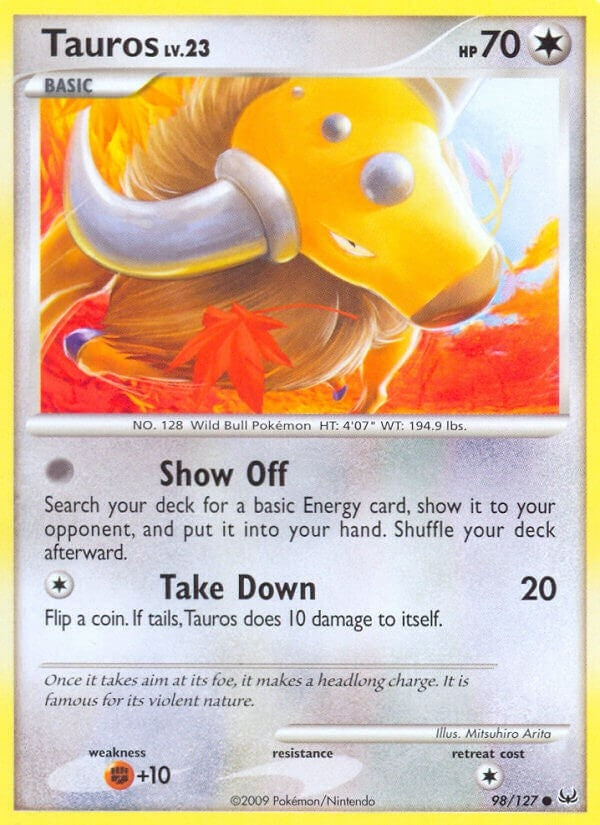 Image for Tauros (98/127) (PL) - Pokemon