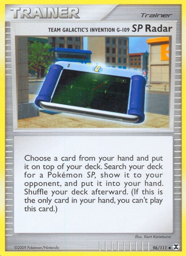 Image for Team Galactic's Invention G-109 SP Radar (96/111) (RR) - Pokemon