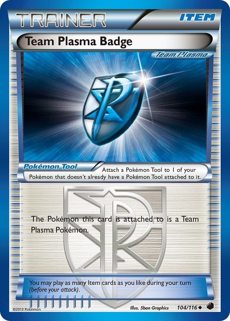 Image for Team Plasma Badge (Team Plasma) (104/116) (PLF) - Pokemon
