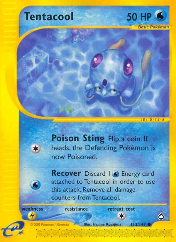 Image for Tentacool (113/147) (AQ) - Pokemon