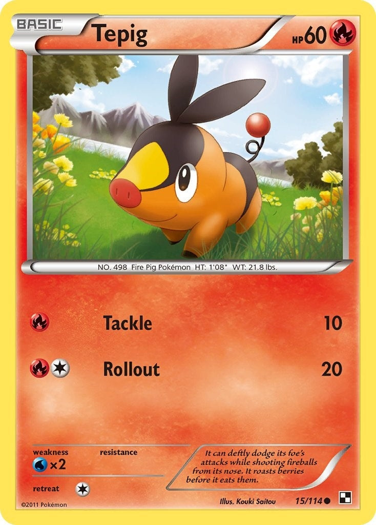 Image for Tepig (15) (15/114) (BLW) - Pokemon
