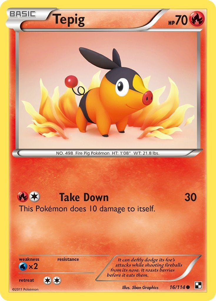 Image for Tepig (16) (16/114) (BLW) - Pokemon