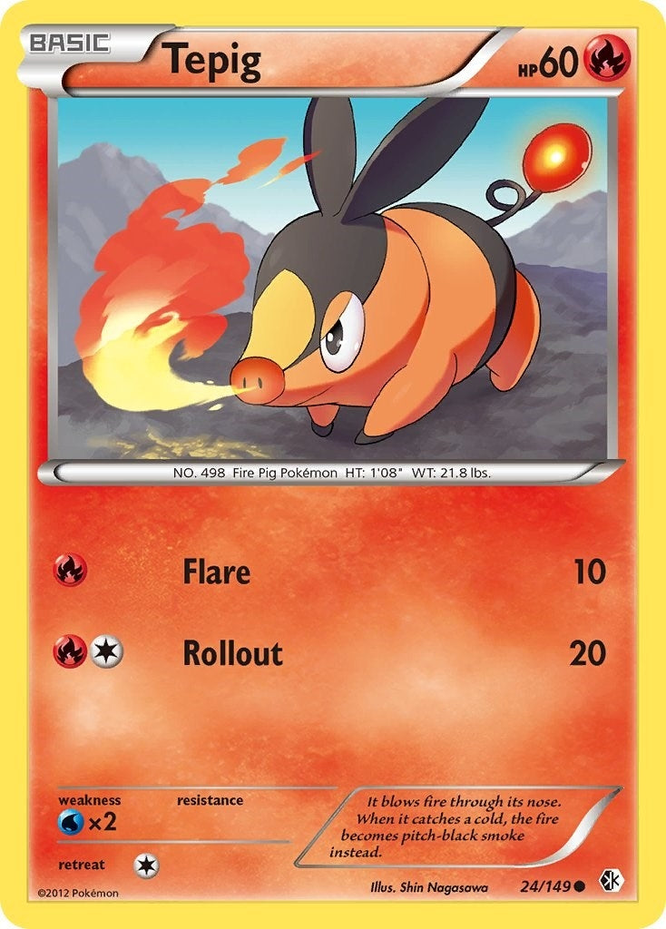Image for Tepig (24/149) (BCR) - Pokemon