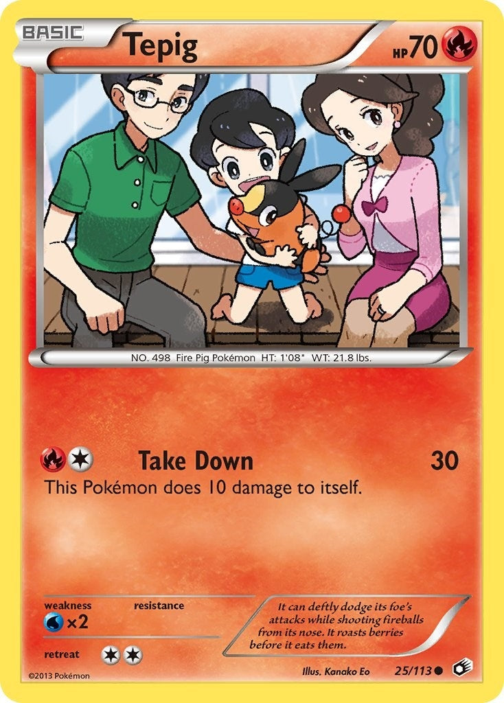 Image for Tepig (25/113) (LTR) - Pokemon