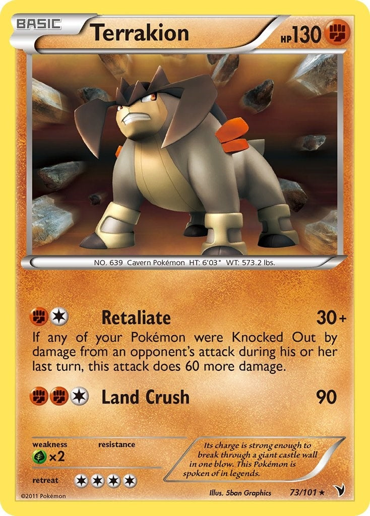 Image for Terrakion (73/101) (NVI) - Pokemon