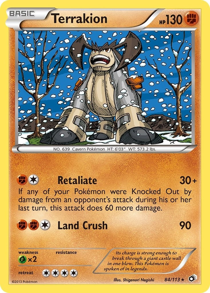 Image for Terrakion (84/113) (LTR) - Pokemon