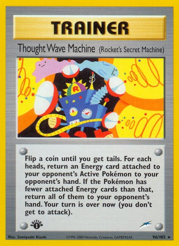 Image for Thought Wave Machine (Rocket's Secret Machine) (096/105) (N4) - Pokemon