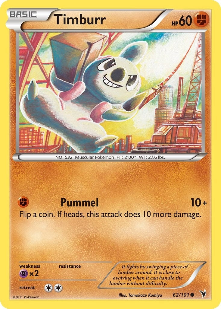 Image for Timburr (62/101) (NVI) - Pokemon