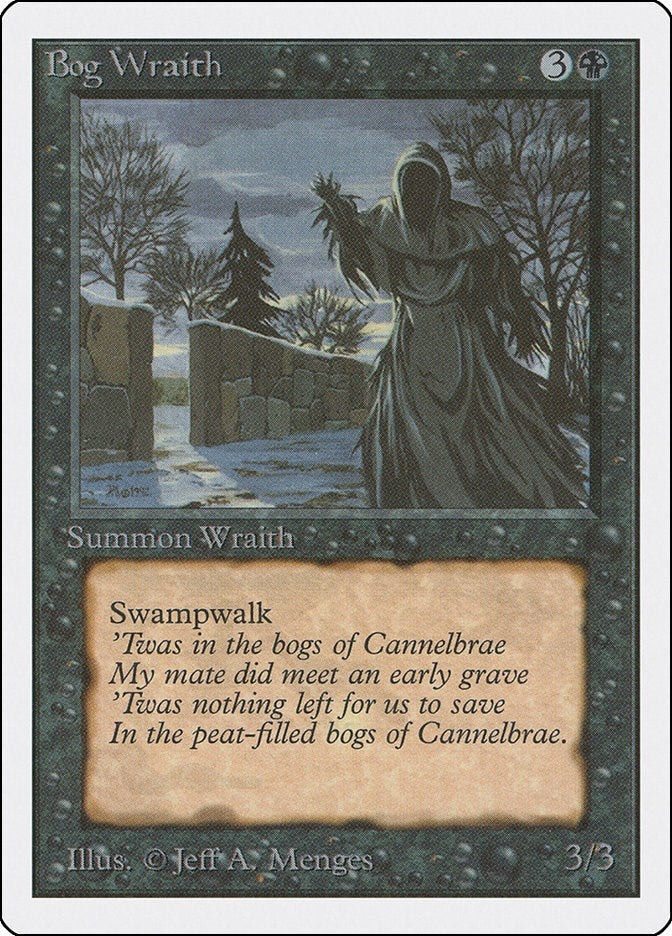 Image for Bog Wraith (Unlimited Edition) - Magic: The Gathering