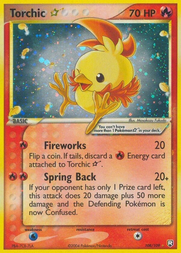 Image for Torchic Star (108/109) (RR) - Pokemon