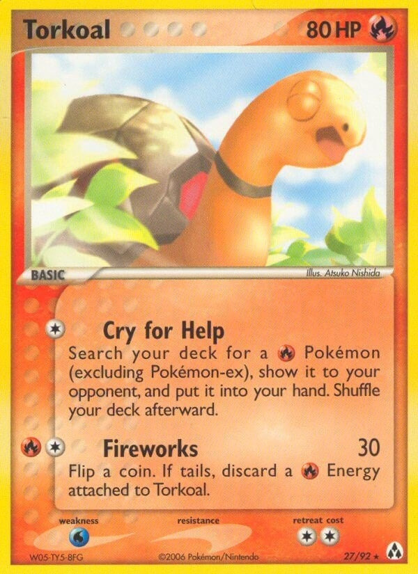 Image for Torkoal (27/92) (LM) - Pokemon