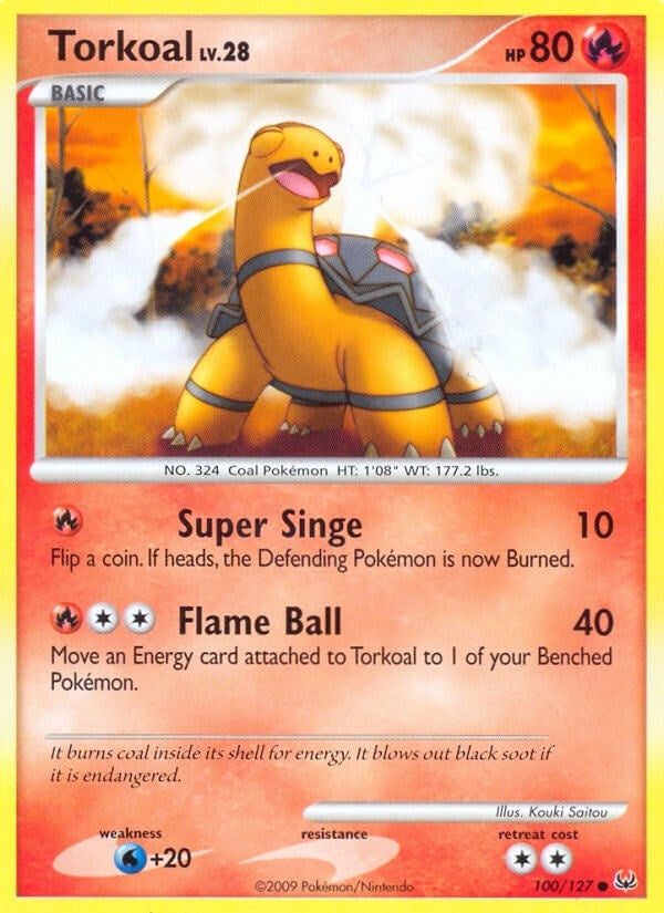 Image for Torkoal (100/127) (PL) - Pokemon