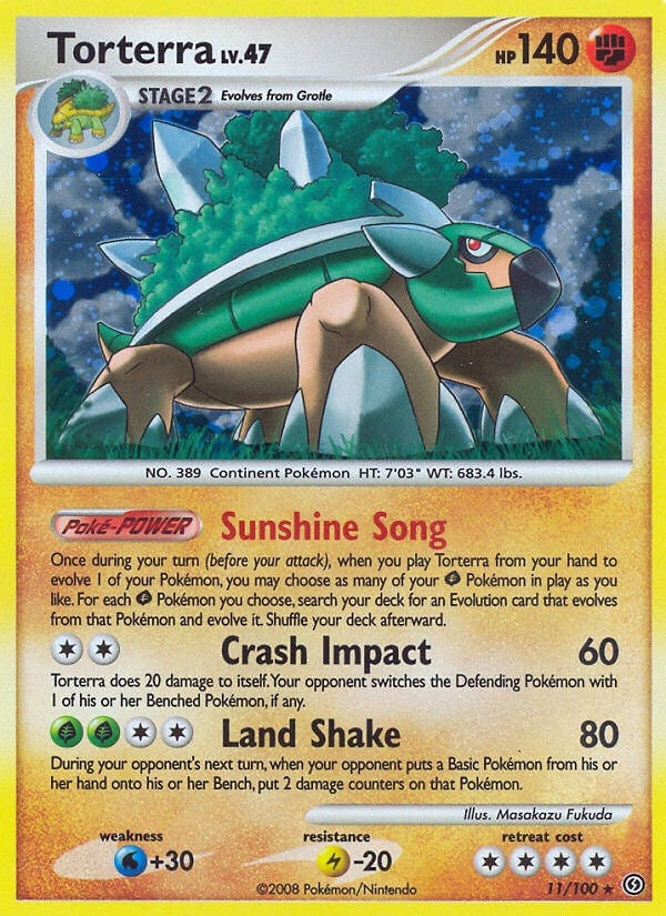 Image for Torterra (11/100) (SF) - Pokemon
