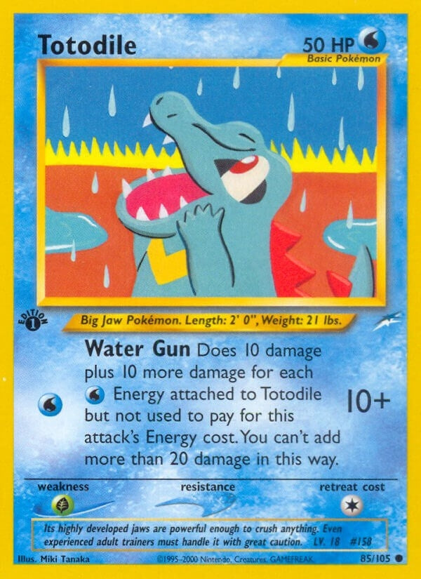 Image for Totodile (085/105) (N4) - Pokemon