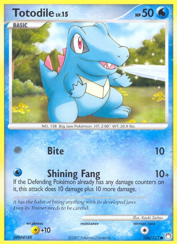 Image for Totodile (106/123) (MT) - Pokemon