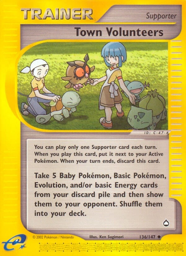 Image for Town Volunteers (136/147) (AQ) - Pokemon