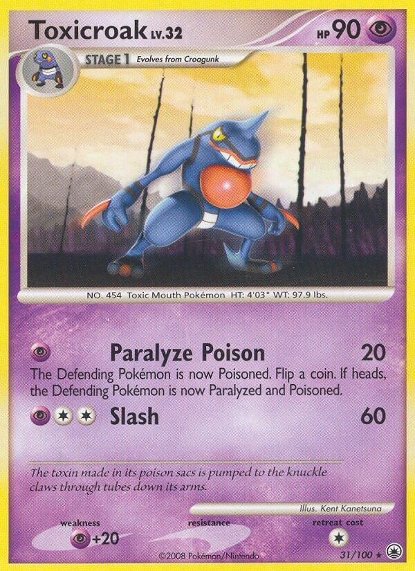 Image for Toxicroak (31/100) (MD) - Pokemon