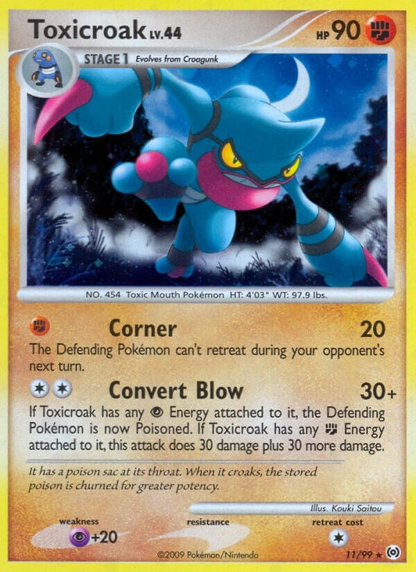 Image for Toxicroak (11/99) (AR) - Pokemon