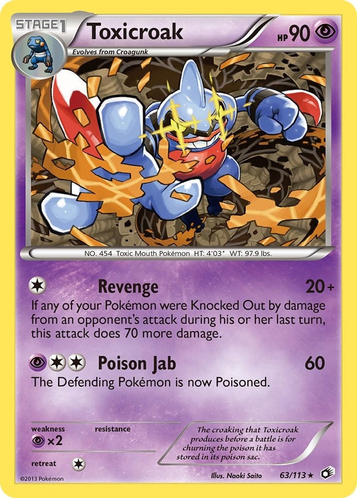 Image for Toxicroak (63/113) (LTR) - Pokemon