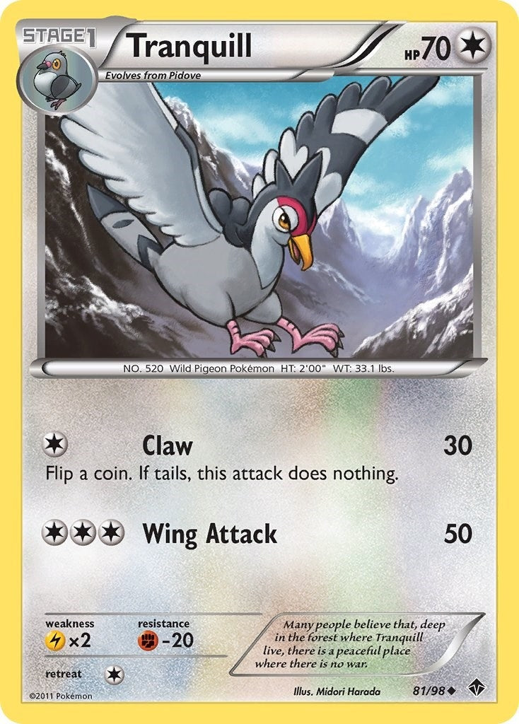 Image for Tranquill (81/98) (EPO) - Pokemon