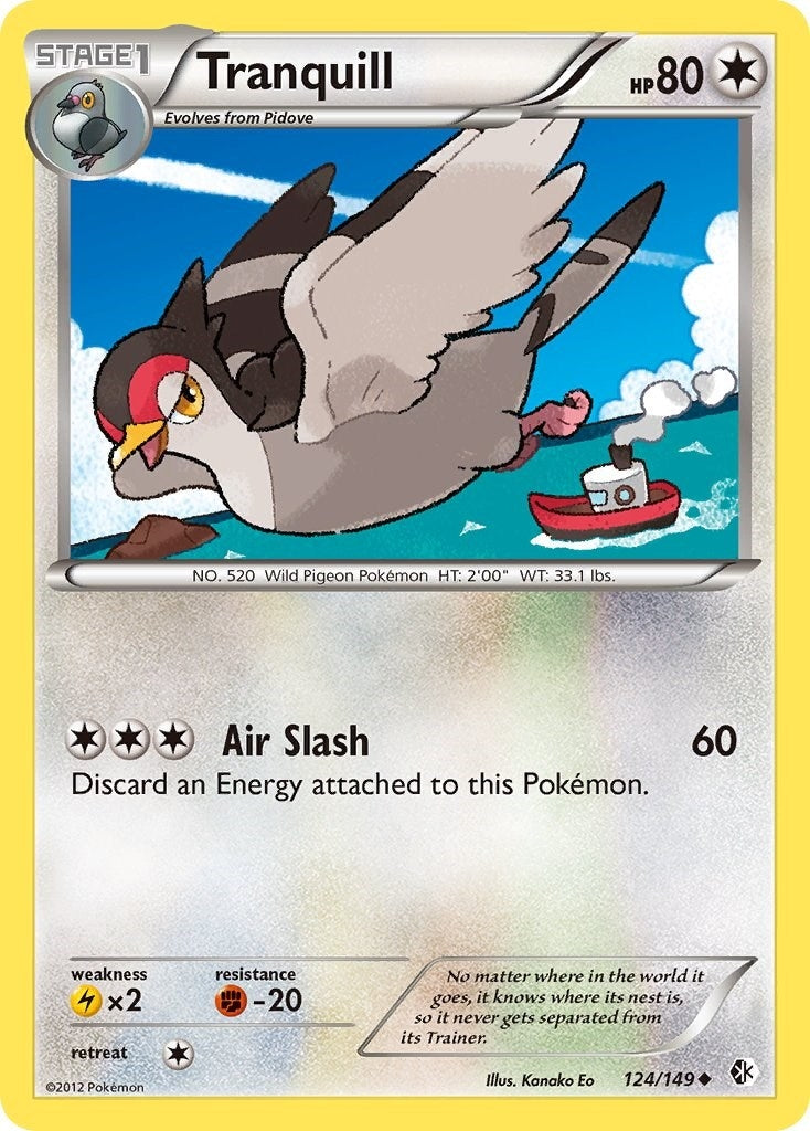 Image for Tranquill (124/149) (BCR) - Pokemon