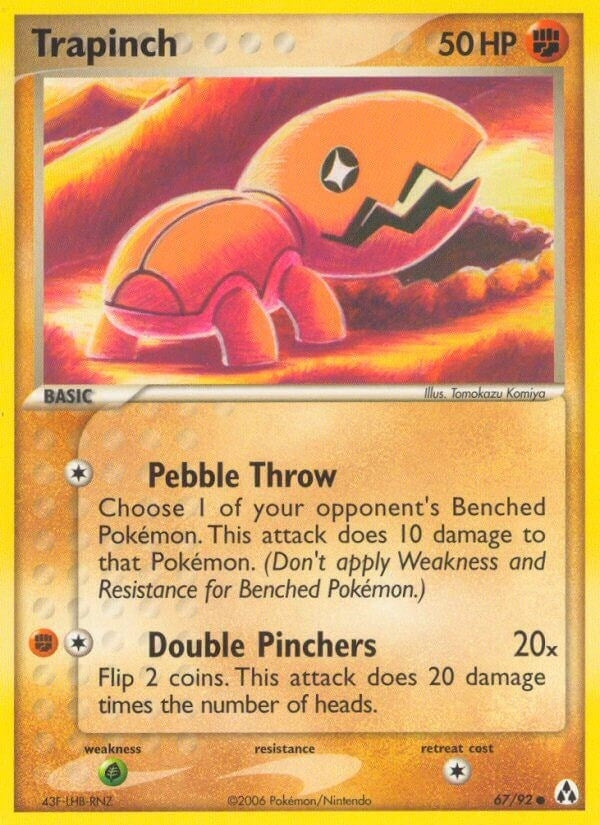 Image for Trapinch (67/92) (LM) - Pokemon