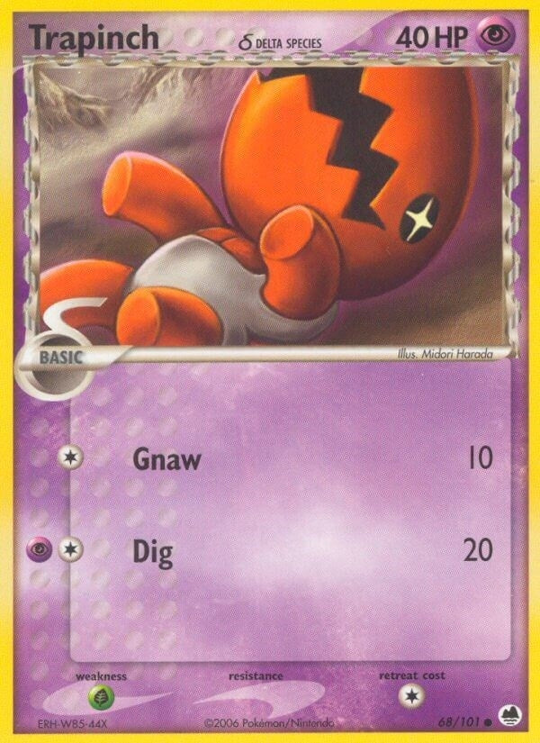 Image for Trapinch - 068/101 (Delta Species) (68/101) (DF) - Pokemon