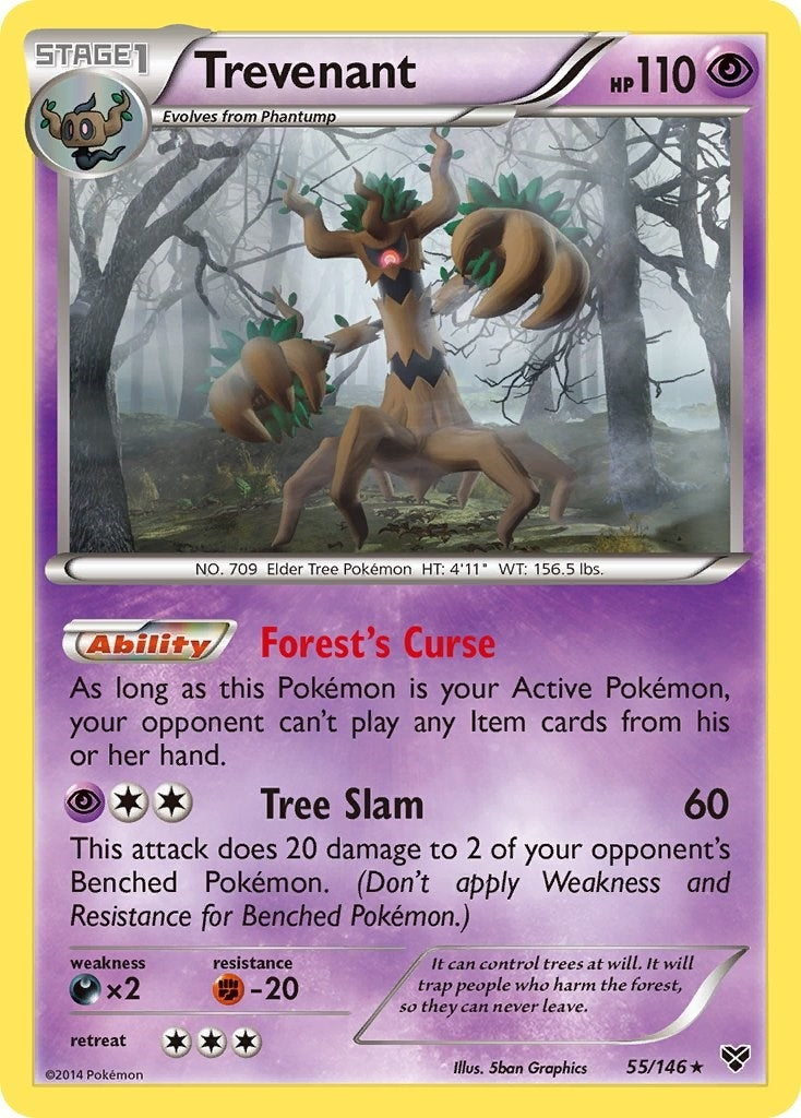 Image for Trevenant (55/146) (XY) - Pokemon