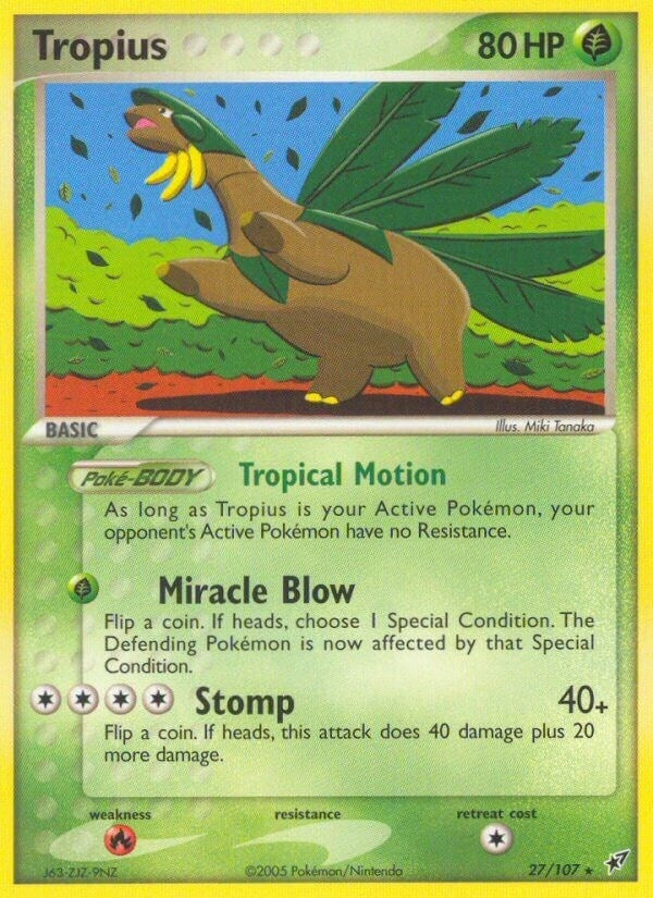 Image for Tropius (27/107) (DX) - Pokemon