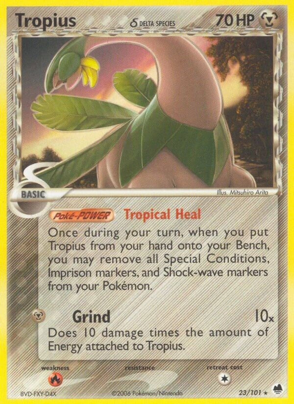 Image for Tropius (Delta Species) (23/101) (DF) - Pokemon