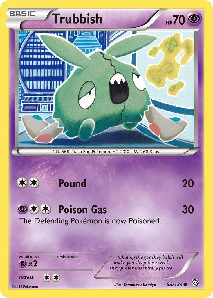 Image for Trubbish (53/124) (DRX) - Pokemon