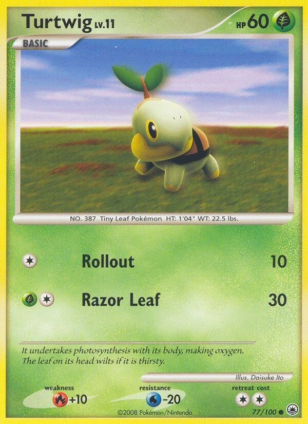 Image for Turtwig (77) (77/100) (MD) - Pokemon