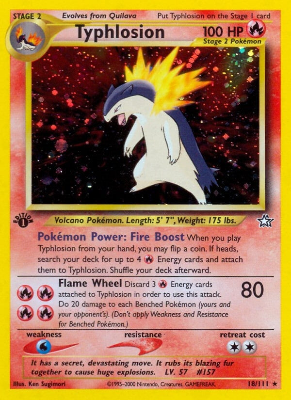 Image for Typhlosion (18) (018/111) (N1) - Pokemon