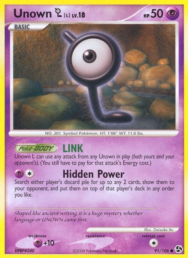 Image for Unown [L] (91/106) (GE) - Pokemon