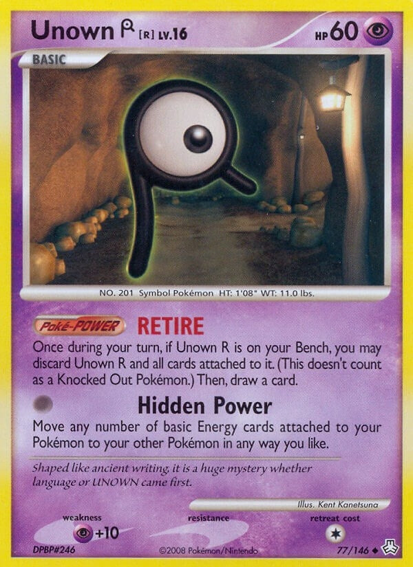 Image for Unown (R) (77/146) (LA) - Pokemon